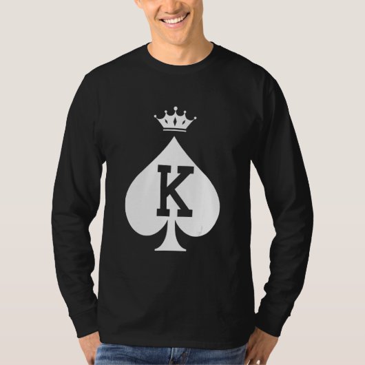 King and Queen Couples Hearts Matching Valentine's Tシャツ (正面)