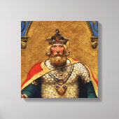 “King Arthur” by NC Wyeth キャンバスプリント (正面)