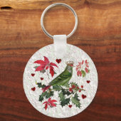 King Bird Paper Plate キーホルダー (正面)