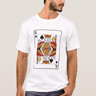 King Blackjack Cards Poker 21 Q best quality Tシャツ