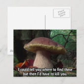 King Bolete – 殺さないと ポストカード (正面/裏面)