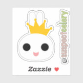 King Bunny / Queen Bunny Emote SuspectCelery™ロゴ シール (シート)