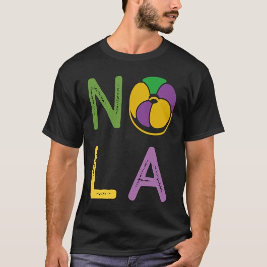 King Cake Mardi Gras New Orleans Parade Shenanigan Tシャツ (正面)