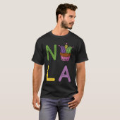 King Cake Mardi Gras New Orleans Parade Shenanigan Tシャツ (正面フル)