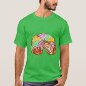 King Cake Watercolor Tシャツ (正面)