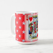 KING CARD コーヒーマグカップ (正面左)