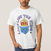 King cat Royal TShirt Long live the King T-Shirt Tシャツ (正面)