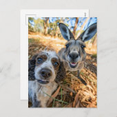 King Charles Cocker Spaniel Takes Selfies Across t シーズンポストカード (正面/裏面)