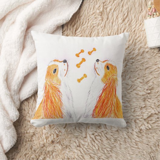 King Charles Spanials クッション (ブランケット)