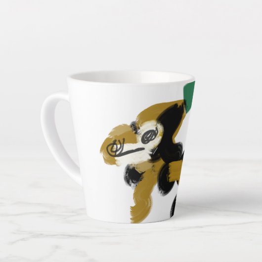 king charles spaniel カフェラテマグ (左アングル)