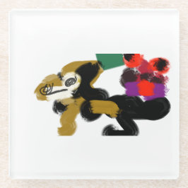 king charles spaniel ガラスコースター