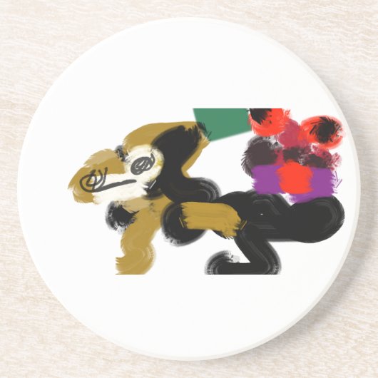 king charles spaniel コースター (正面)