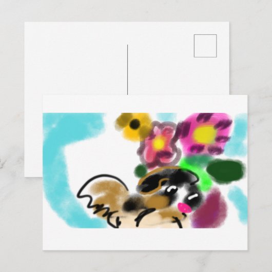 King charles spaniel  ポストカード (正面/裏面)