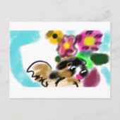 King charles spaniel  ポストカード (正面)