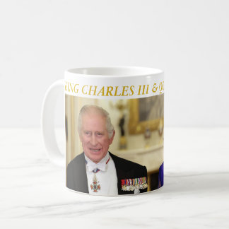 King Charles Third and Queen Camilla  コーヒーマグカップ