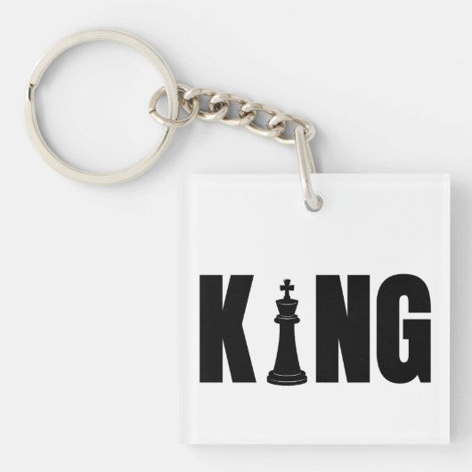 King Chess Keychain  キーホルダー (正面)