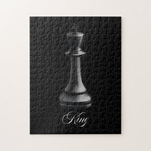 King Chess Piece Halloween Costume Chess Lover ジグソーパズル