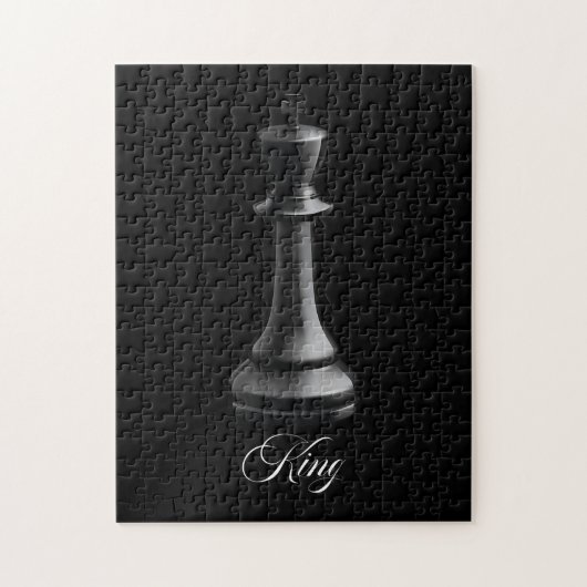 King Chess Piece Halloween Costume Chess Lover ジグソーパズル (縦)