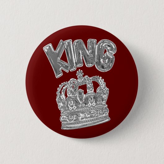 king.chrome 缶バッジ (正面)