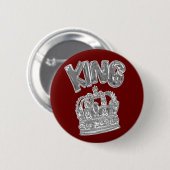 king.chrome 缶バッジ (正面&裏面)