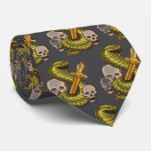 King Cobra Sword Family Crest  ネクタイ (ロール)