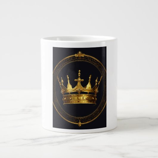 King Crown Logo Combo Mug ジャンボコーヒーマグカップ (正面)