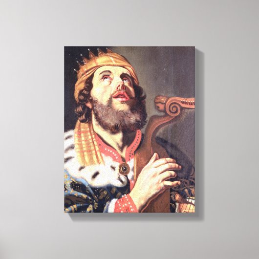 King David (パネル) キャンバスプリント (正面)