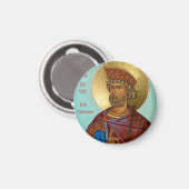 King David the Psalmist Orthodox Icon magnet マグネット (正面/裏面)