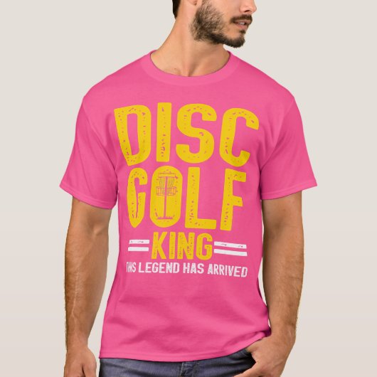 King Disk Golf Disc Golf Tシャツ (正面)
