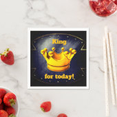 King for Today Paper Party Napkins スタンダードカクテルナプキン (インサイチュ)