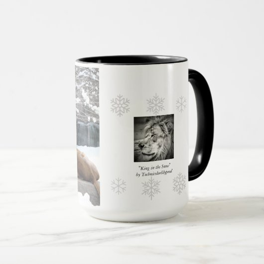 King in the Snow mug マグカップ (正面右)