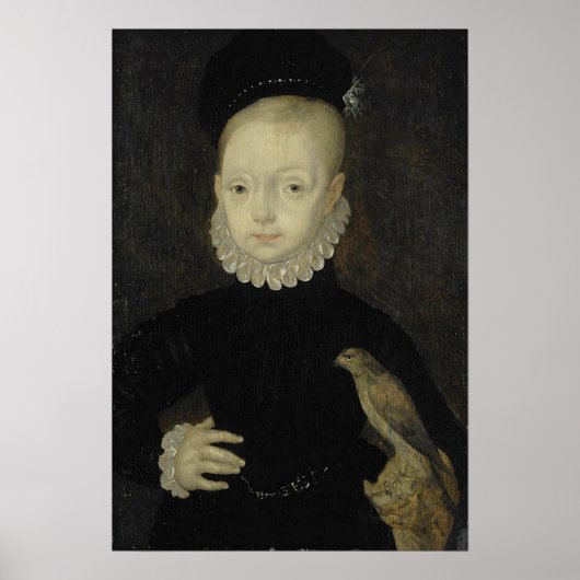 King James VI with Sparrow Hawk - 1574 ポスター (正面)