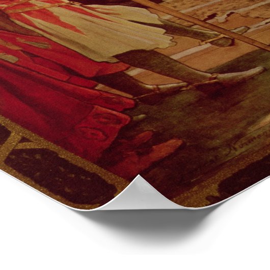 King John Granting the Magna Carta in 1215, 1900 ポスター (角)