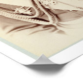 King Kalakaua (1836-91), late c19th (sepia photo) ポスター (角)