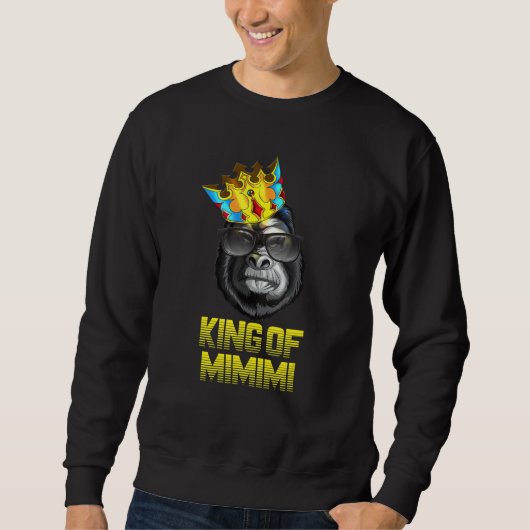 King King of Mimimi & Rum Howler Monkey King State スウェットシャツ (正面)