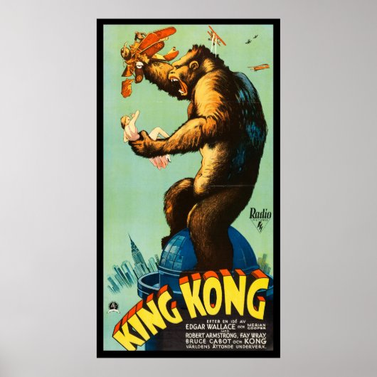 King Kong Horror Monster Movie Poster  ポスター (正面)