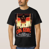 King Kong Scifi Alien Comic Comics 80s 70s Retro Tシャツ (正面)