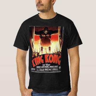 King Kong Scifi Alien Comic Comics 80s 70s Retro Tシャツ