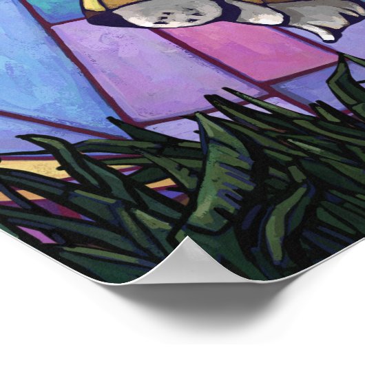 King Lion and Cubs ポスター (角)