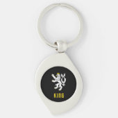 King Lion Crest Keychain キーホルダー (正面)