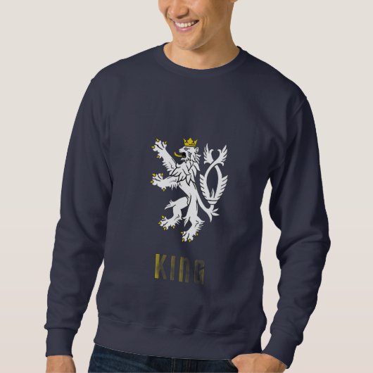 King Lion Crest Sweatshirt スウェットシャツ (正面)