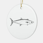 King Mackerelラインアート セラミックオーナメント (左)