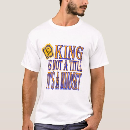 King Mindset Lion T-Shirt Tシャツ (正面)