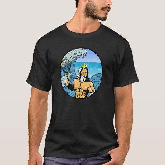 King Neptune Plays Tennis Tシャツ (正面)