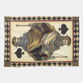 King ofスペード遊ズカードby Vision Studio キッチンタオル (横)