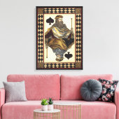 King ofスペード遊ズカードby Vision Studio キャンバスプリント (インサイチュ (リビング))