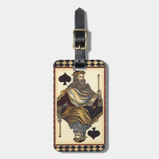 King ofスペード遊ズカードby Vision Studio ラゲッジタグ (正面縦)