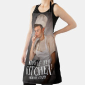 King of モダン the Kitchen Photo |名前エプロン エプロン (インサイチュ)