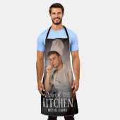 King of モダン the Kitchen Photo |名前エプロン エプロン (着用した状態)
