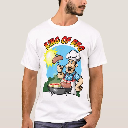 king of BBQ Tシャツ (正面)